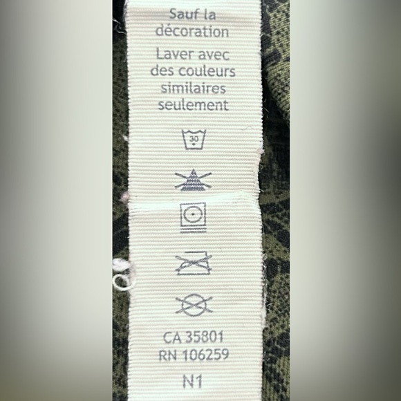 Lululemon Wunder Under Pant High-Rise Leggings Size 6 Olive Black Lace Print - Picture 5 of 5